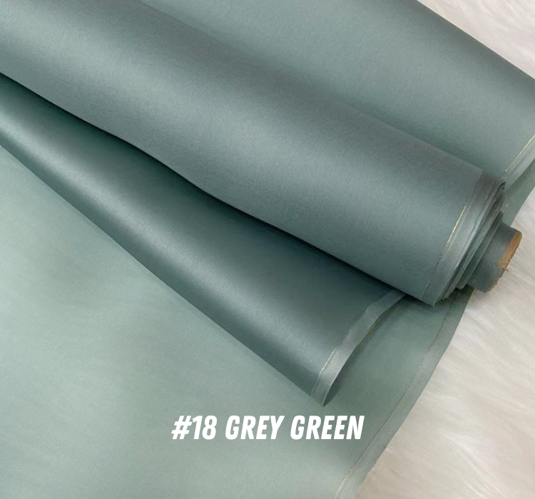 29 Solid Colors - 14 Momme Silk Organza Satin Fabric for Prom Dresses - 140cm wide by the Yard