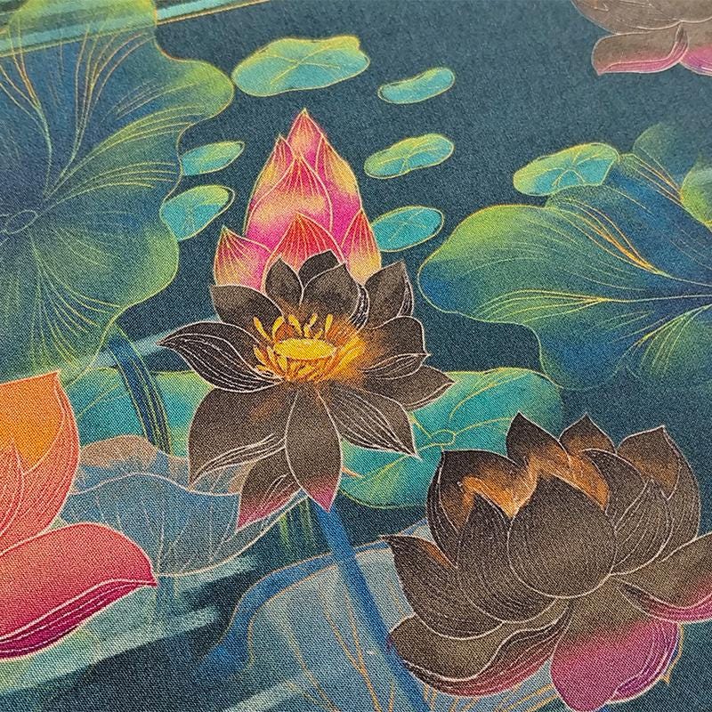 GUYALS - Handmade 40 Momme Mud Silk Satin Fabric - 112cm By the Yard