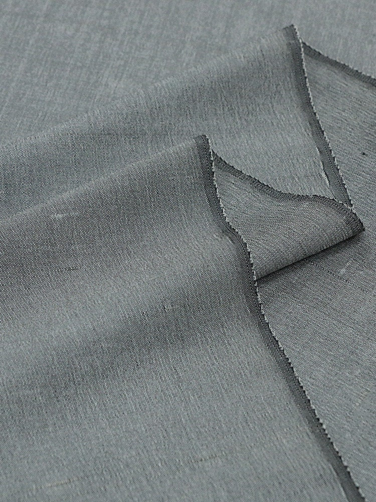 JILIYH - Handmade Gambiered Ganton Tussah Silk Fabric - 115cm wide by the Yard