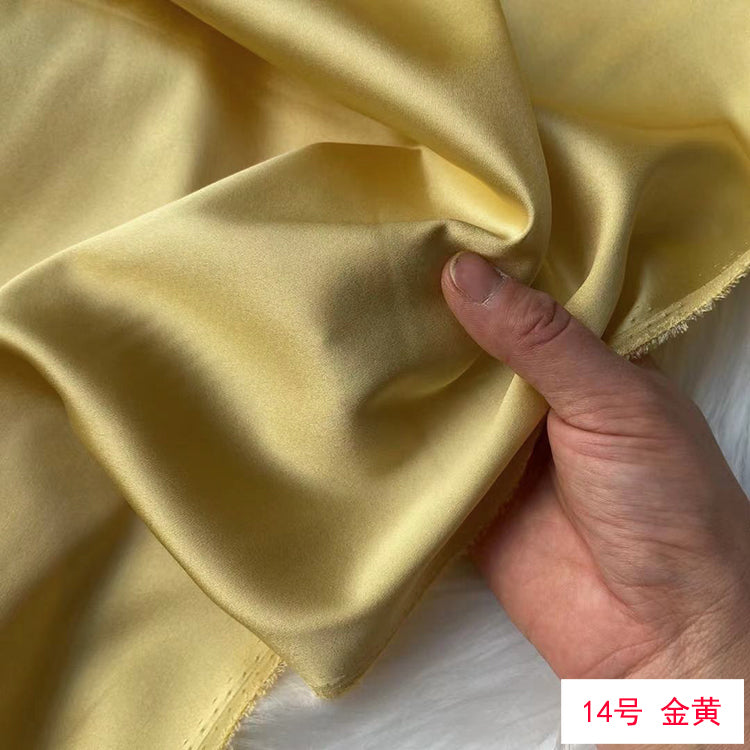 80 Colors #1-25 - 19 momme Stretch Silk Satin Fabric - 140cm wide by the Yard