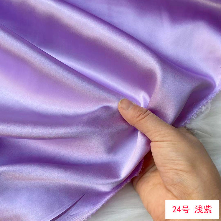 80 Colors #1-25 - 19 momme Stretch Silk Satin Fabric - 140cm wide by the Yard