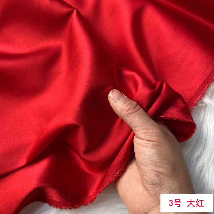 80 Colors #1-25 - 19 momme Stretch Silk Satin Fabric - 140cm wide by the Yard