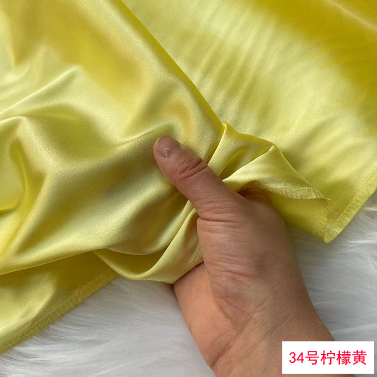 80 Colors #1-25 - 19 momme Stretch Silk Satin Fabric - 140cm wide by the Yard