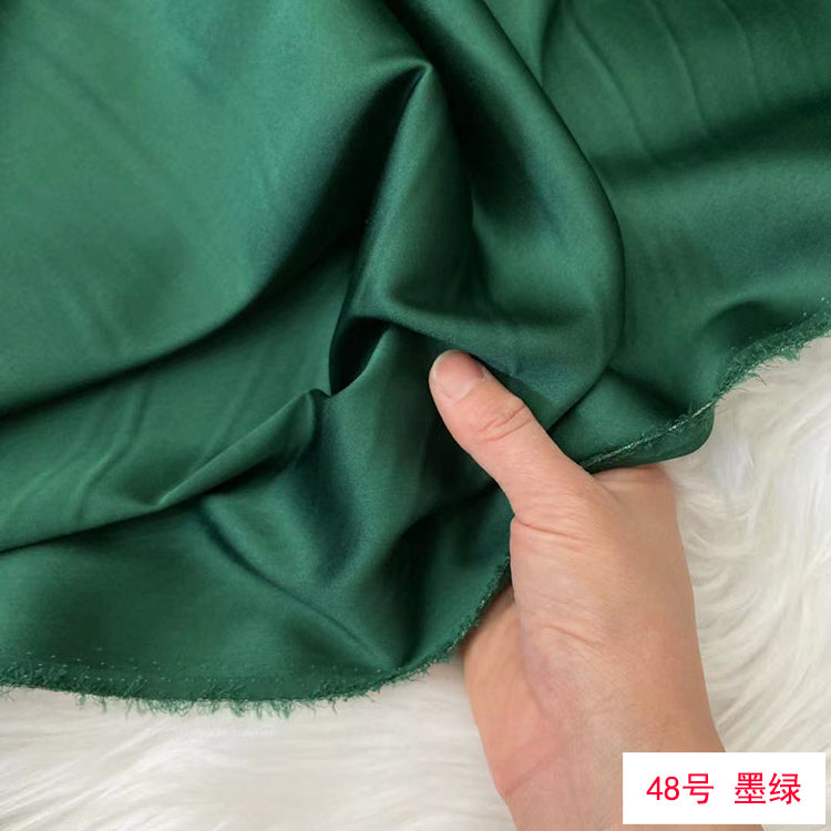 80 Colors #1-25 - 19 momme Stretch Silk Satin Fabric - 140cm wide by the Yard