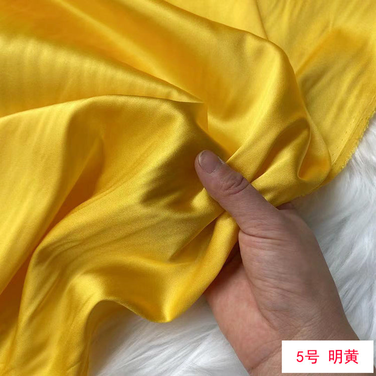 80 Colors #1-25 - 19 momme Stretch Silk Satin Fabric - 140cm wide by the Yard