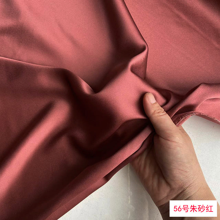 80 Colors #1-25 - 19 momme Stretch Silk Satin Fabric - 140cm wide by the Yard