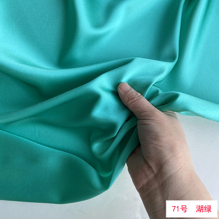 80 Colors #1-25 - 19 momme Stretch Silk Satin Fabric - 140cm wide by the Yard