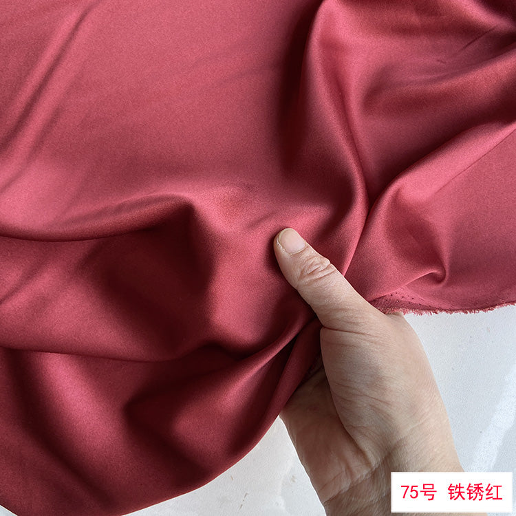 80 Colors #1-25 - 19 momme Stretch Silk Satin Fabric - 140cm wide by the Yard