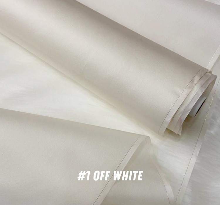 29 Solid Colors - 14 Momme Silk Organza Satin Fabric for Prom Dresses - 140cm wide by the Yard