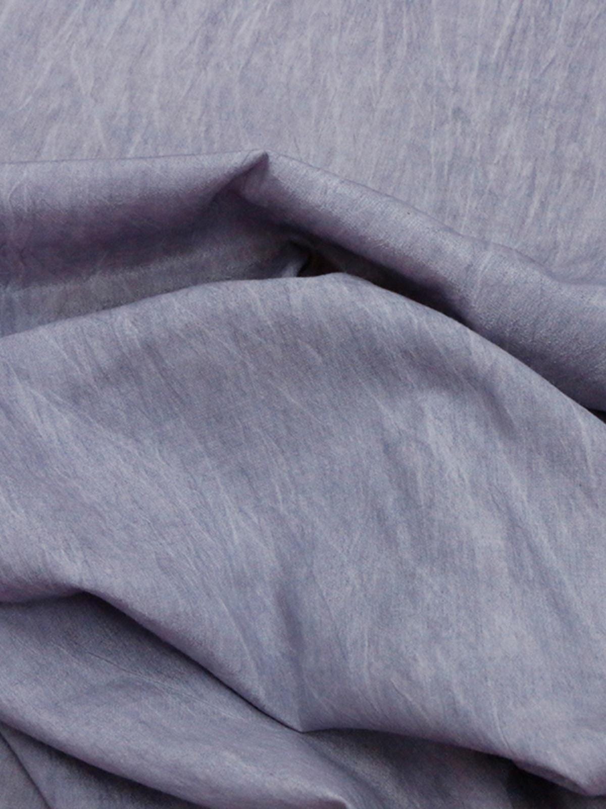 ZUOSIZ - 12 Momme Vintage Style Dirty Dyed Special Purple Tussah Silk Cotton Blend Satin Silk Fabric - 135cm wide by the Yard