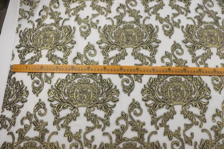 JFHBSZ - 22 Momme Golden Thread Weave Silk Georgette Fabric - 140cm wide by the Yard