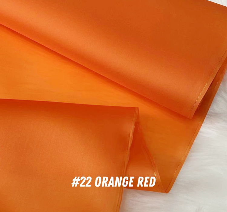 29 Solid Colors - 14 Momme Silk Organza Satin Fabric for Prom Dresses - 140cm wide by the Yard