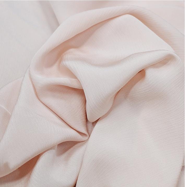 SABCUH - Handmade 16 Momme Pink Silk Jacquard Pure Mulberry Silk Fabric - 110cm wide by the Yard