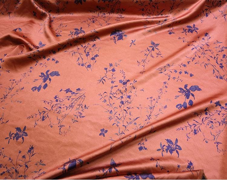 CFZZLA - Handmade 47 Momme PIZI Mud Silk Satin Fabric - 110cm by the Yard