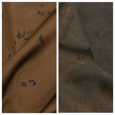 ANSH - 28 Momme Jacquard Handmade Plant Dye Mud Silk Fabric - 110cm wide by the Yard