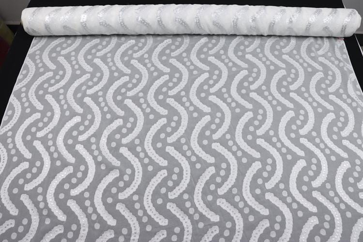 JFHSWH - 11 Momme Golden Thread Weave Silk Georgette Fabric - 112cm wide by the Yard
