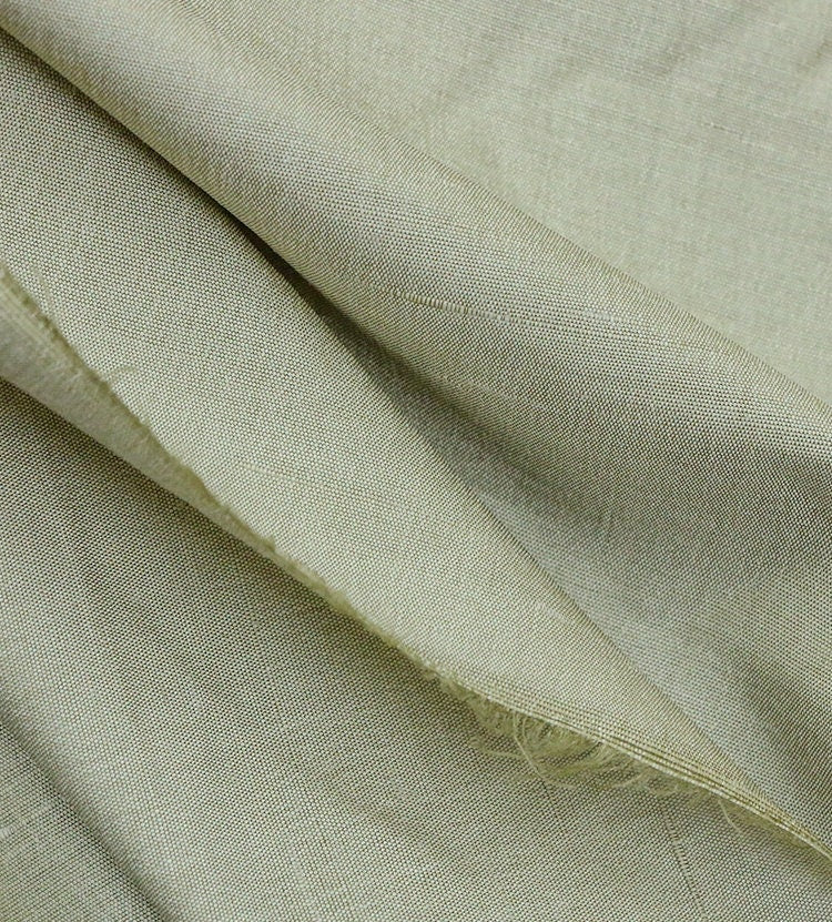 JILIDL - Handmade Gambiered Ganton Tussah Silk Fabric - 140cm wide by the Yard