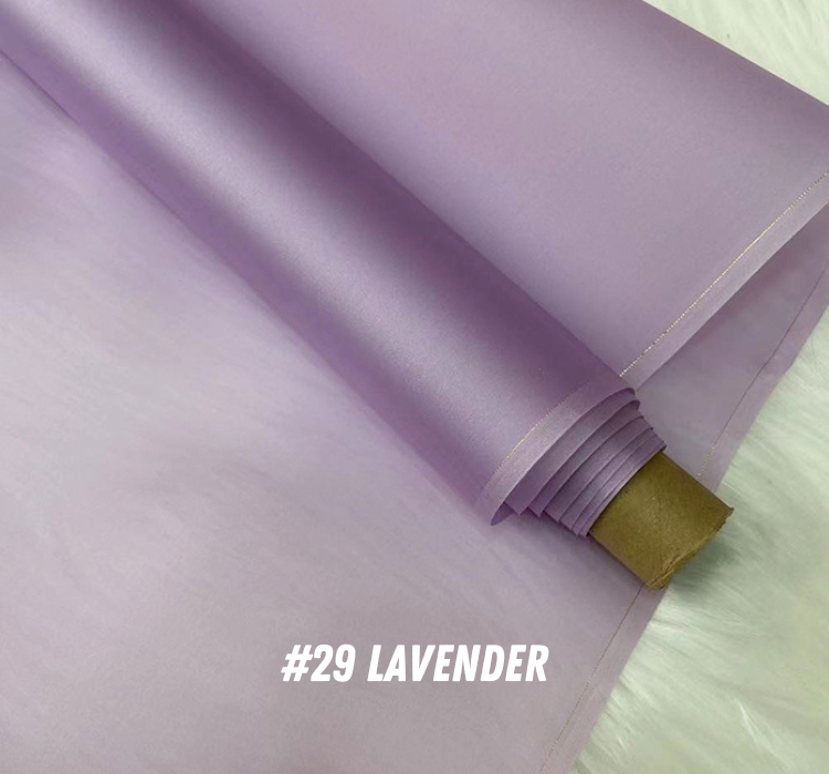 29 Solid Colors - 14 Momme Silk Organza Satin Fabric for Prom Dresses - 140cm wide by the Yard