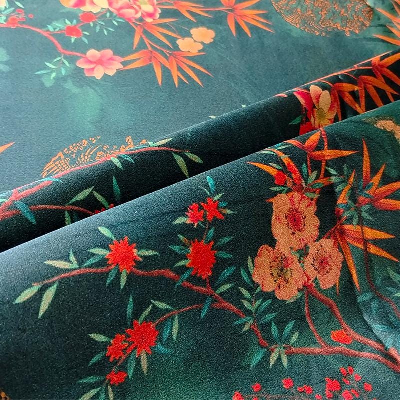 GUYKGY - Handmade 40 Momme Mud Silk Satin Fabric -112cm By the Yard