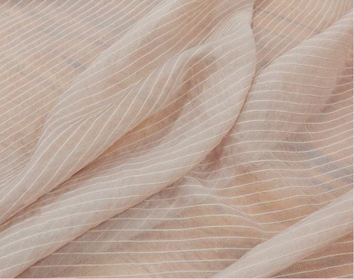 KUROSE - 16 Momme Original Niche Designer Dirty Dyed Dirty Maroon Silk Satin Gauze Silk Cotton Blend Fabric - 110cm wide by the Yard