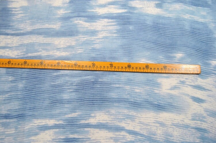 LONGLAN - 14 momme Blue Silk Linen Fabric - 140cm wide by the Yard