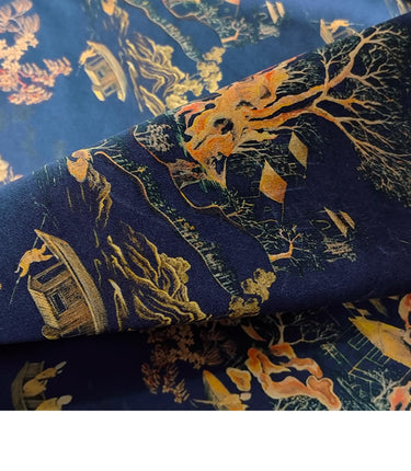 GUYZCW - Handmade 40 Momme Mud Silk Satin Fabric - 112cm By the Yard