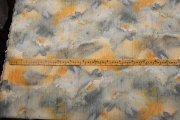 JFHHML - 10 Momme Floral Print Silk Georgette Fabric - 140cm wide by the Yard