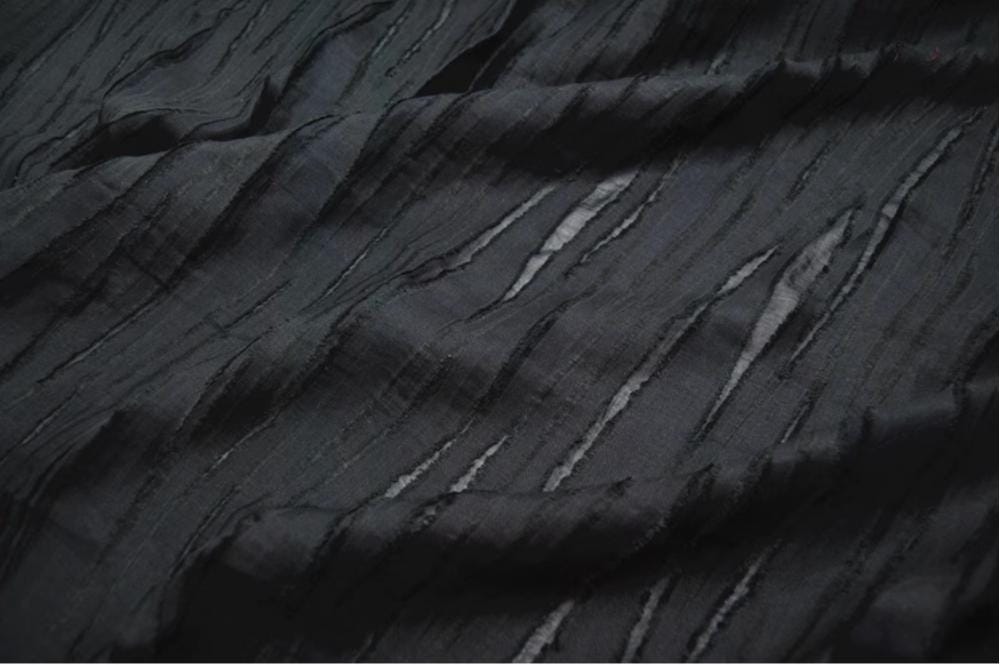 SHUTIA - 32 Momme Sheer Special Cut Flower Silk Cotton Fabric - 140cm wide by the Yard