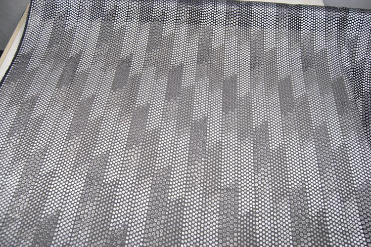 JFHBDYH - Silk Devore Satin Fabric, 14 Momme Burnout Polka Dot , 138 cm Wide by the Yard