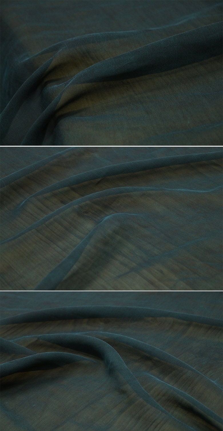 SANSE - Handmade Mud Silk Organza Fabric-By the Yard