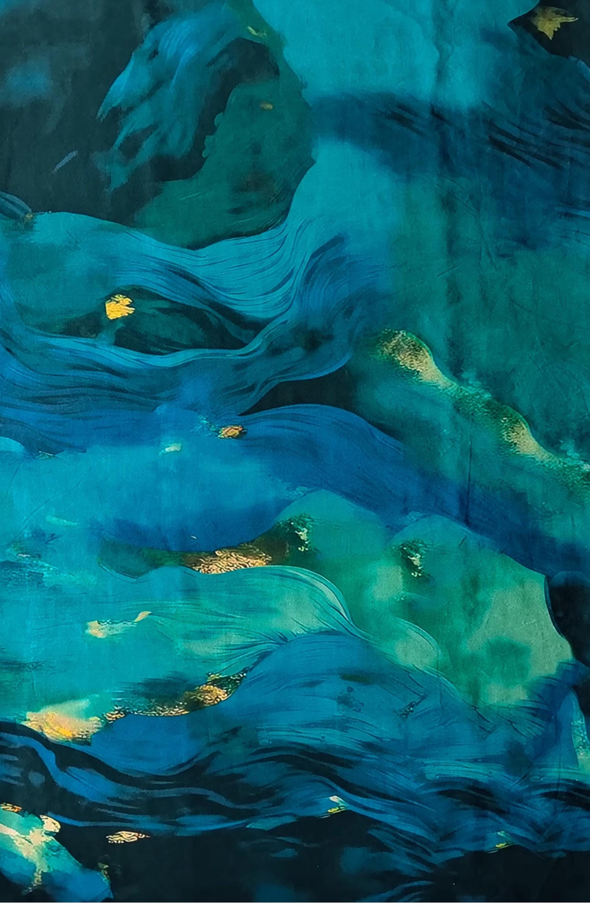 GUYSMQ - Handmade 40 Momme Mud Silk Satin Fabric - 112cm By the Yard