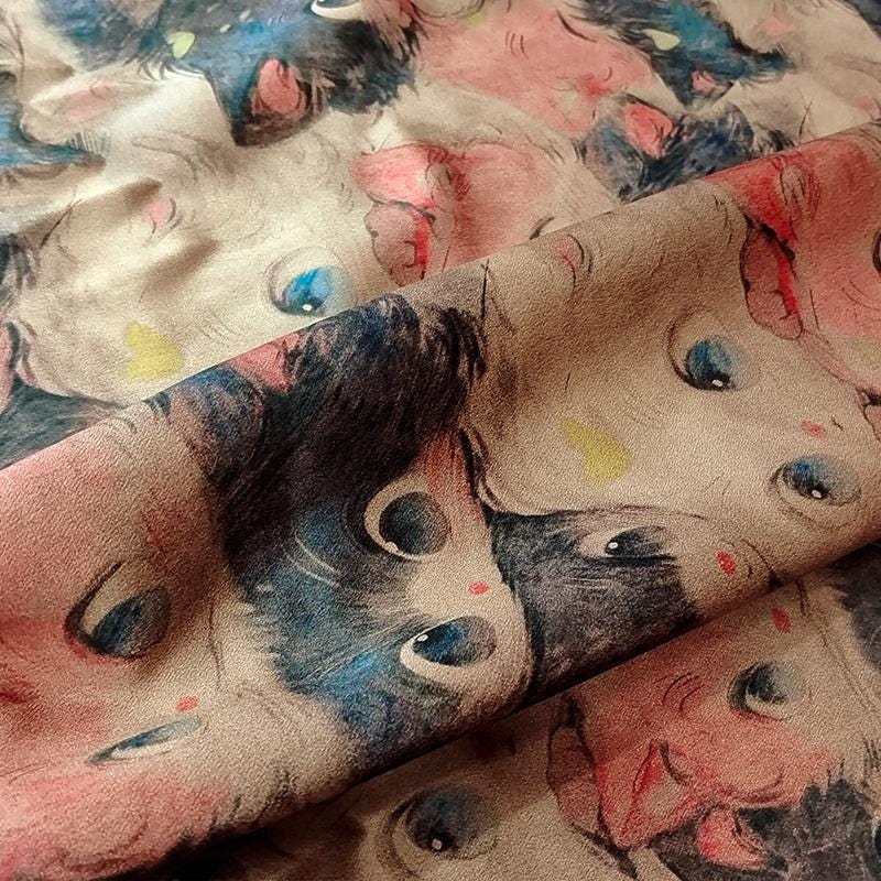GUYXMI - Handmade 40 Momme Mud Silk Satin Fabric -112cm By the Yard
