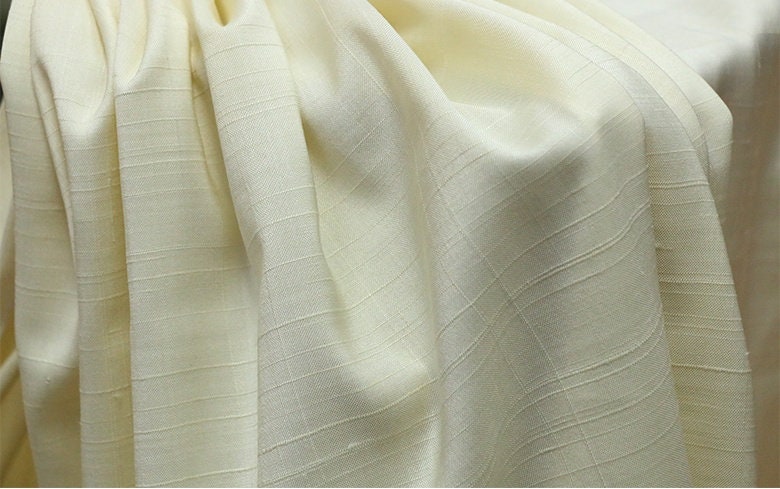 KUIZN - Handmade Double Palace Silk Tussah Silk Silk Fabric - 138cm by the Yard