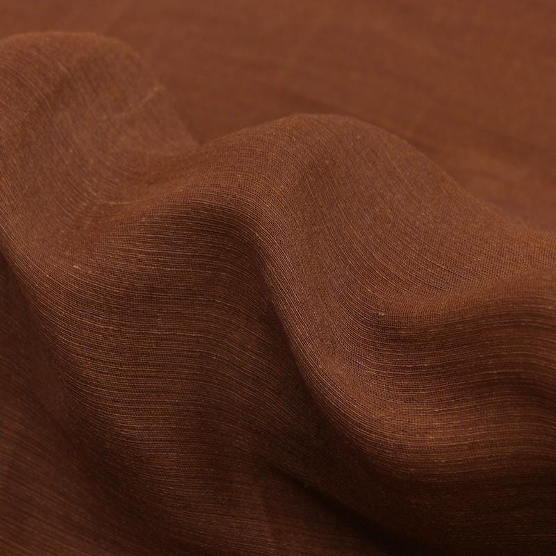 SIMAJL - Handmade Silk and Linen for Designers Classical Textured Dioscorea Cirrhosa Dyeing Hongyunsha Silk Fabric - 130cm wide by the Yard