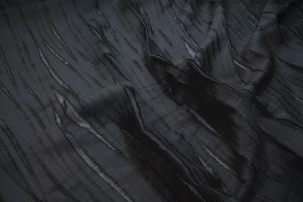 SHUTIA - 32 Momme Sheer Special Cut Flower Silk Cotton Fabric - 140cm wide by the Yard