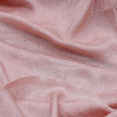 LZZRFE - 12 Momme Vintage Style Dirty Dyed Tussah Silk Sheer Fabric is Designed for High-end Spring/Summer Apparel - 130cm wide by the Yard