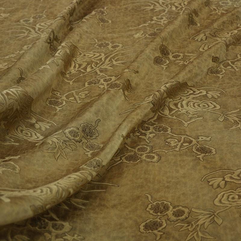 JIBEIZ - 25 Momme Plain Silk Satin with Cracked Xiangyunsha Fabric - 135cm by the Yard