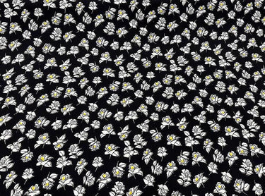 SQHDIH - 20 Momme Floral Print Double Joe Satin Silk Fabric - 135cm wide by the Yard