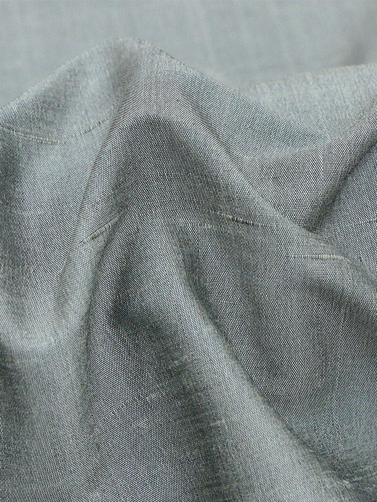 JILIYH - Handmade Gambiered Ganton Tussah Silk Fabric - 115cm wide by the Yard