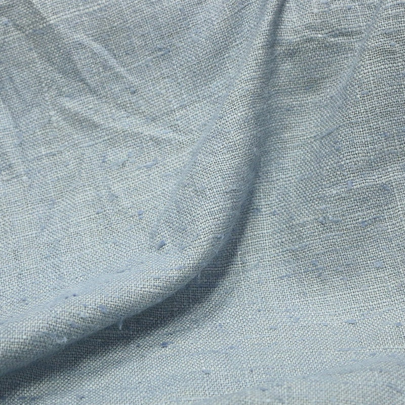 QCHUI - Handmade Gambiered Ganton Tussah Silk Fabric - 90cm wide by the Yard