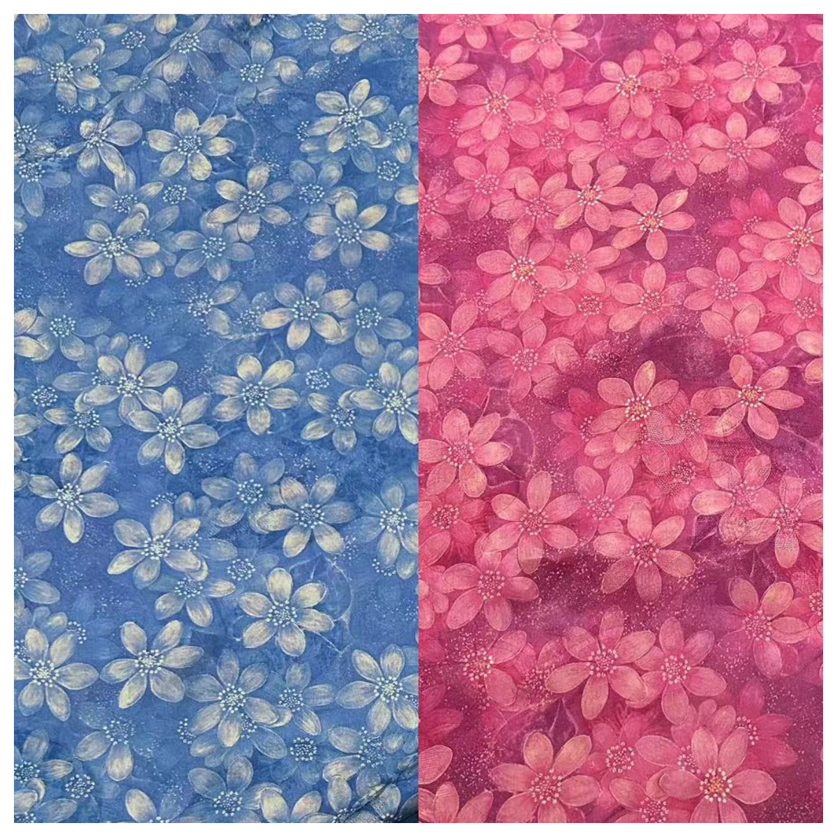 SXKGYR - Handmade 25 Momme HUALUO Jacquard Hongyunsha Mud Silk Fabric (Openwork texture) - 114cm by the Yard