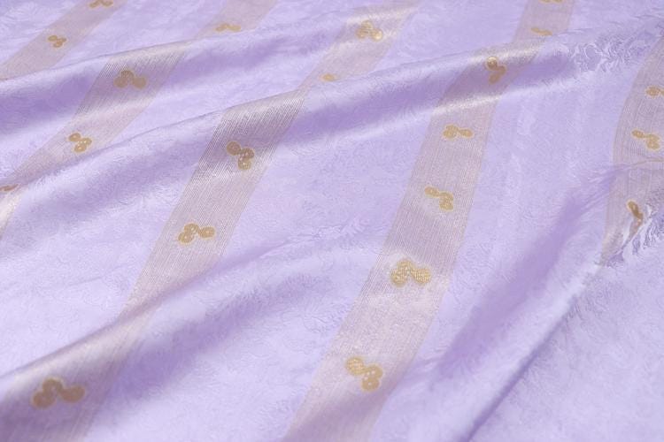 JFHXYS - 16.5 Momme Golden Thread Weave Silk Georgette Fabric - 111cm wide by the Yard