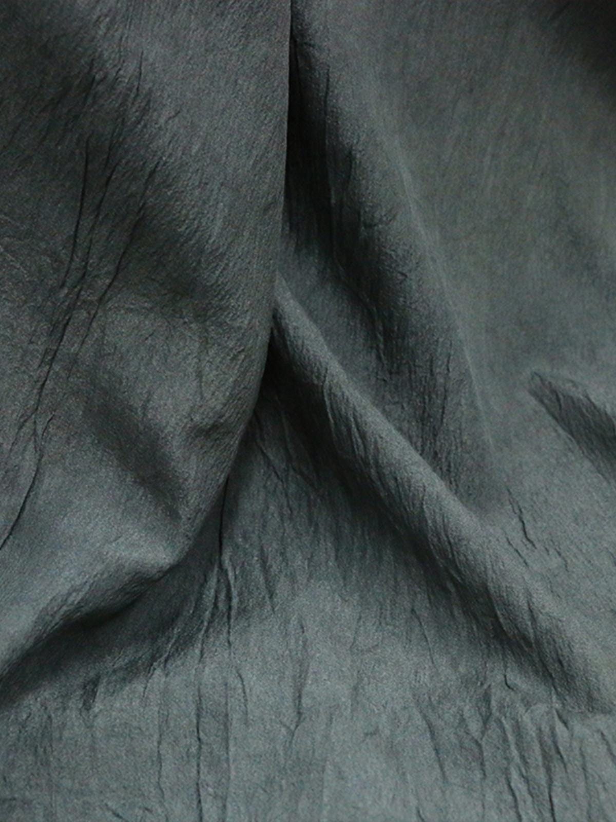 GUTONG - 16 Momme Eco Friendly Plant Dy Antique Bronze Natural Crinkle Tussah Silk Fabric - 93cm wide by the Yard