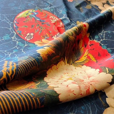 GUYJXT - Handmade 40 Momme Mud Silk Satin Fabric - 112cm By the Yard