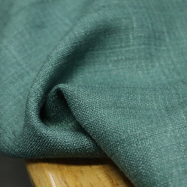 QINGLV - Handmade Gambiered Ganton Tussah Mud Silk Fabric - 90cm wide by the Yard