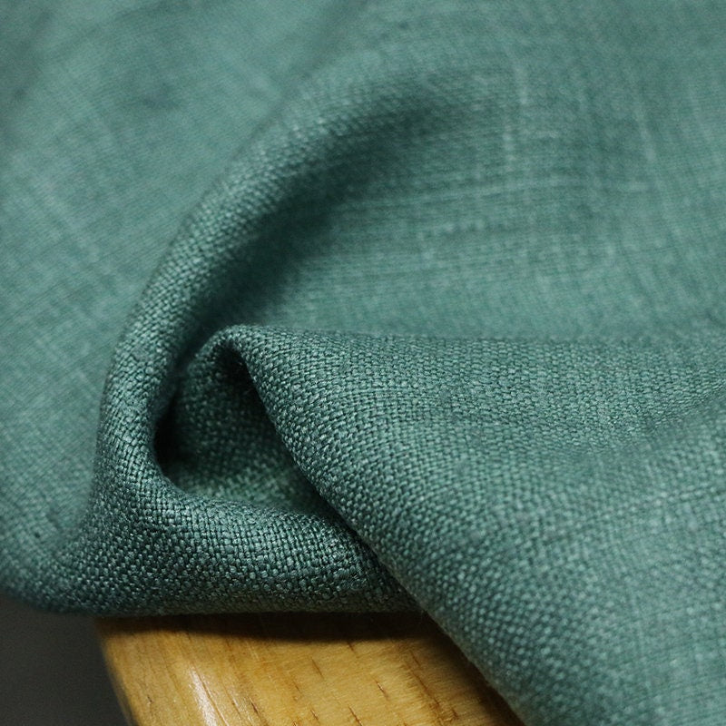 QINGLV - Handmade Gambiered Ganton Tussah Mud Silk Fabric - 90cm wide by the Yard