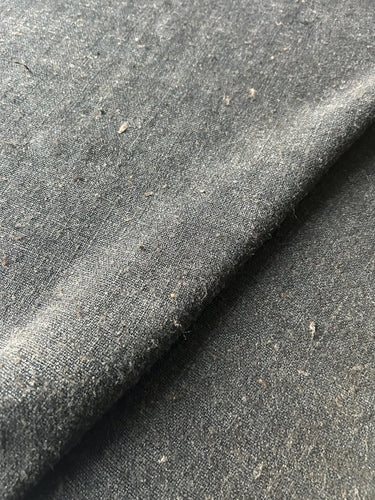 KCYEZUOSI - 78 Momme 100% Tussah Slub Mud Silk Fabric, Black and Brown,108cm wide by the Yard