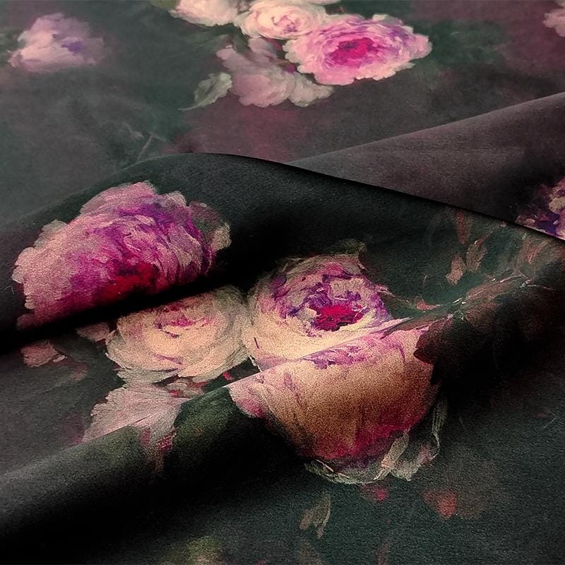 GYAYSY - Handmade 38 Momme Mud Silk Satin Fabric - 112cm By the Yard
