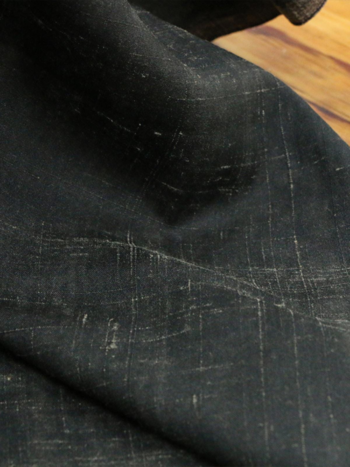WASHEI - 45 Momme Handmade Old Style Gambiered Ganton Tussah Silk Fabric - 108cm wide by the Yard