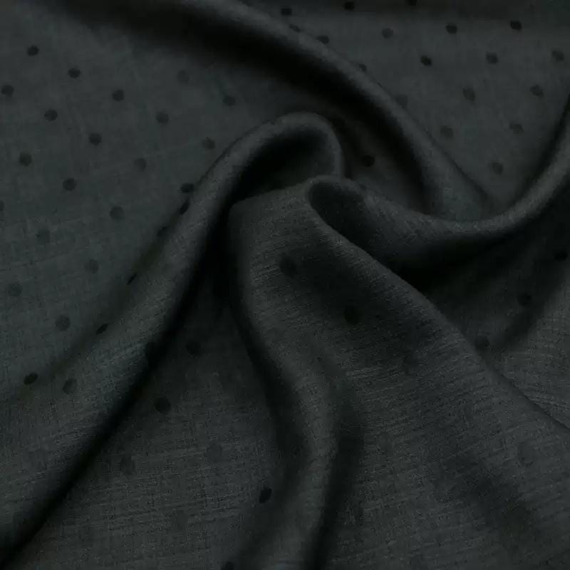 ZUOBOD - 19 Momme Handmade Pure Tussah Silk Gambiered Ganton Gauze Silk Fabric ,130cm By the Yard